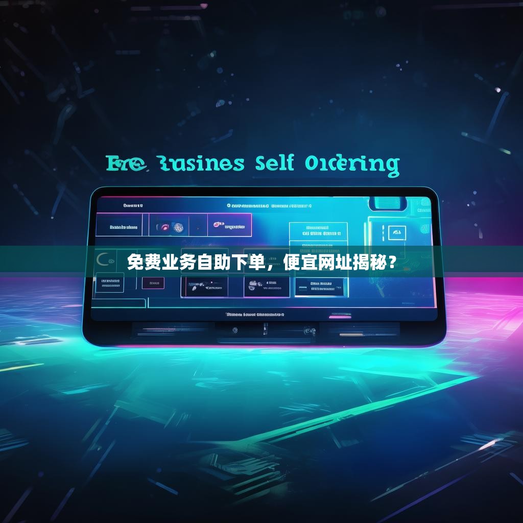 免费业务自助下单，便宜网址揭秘？