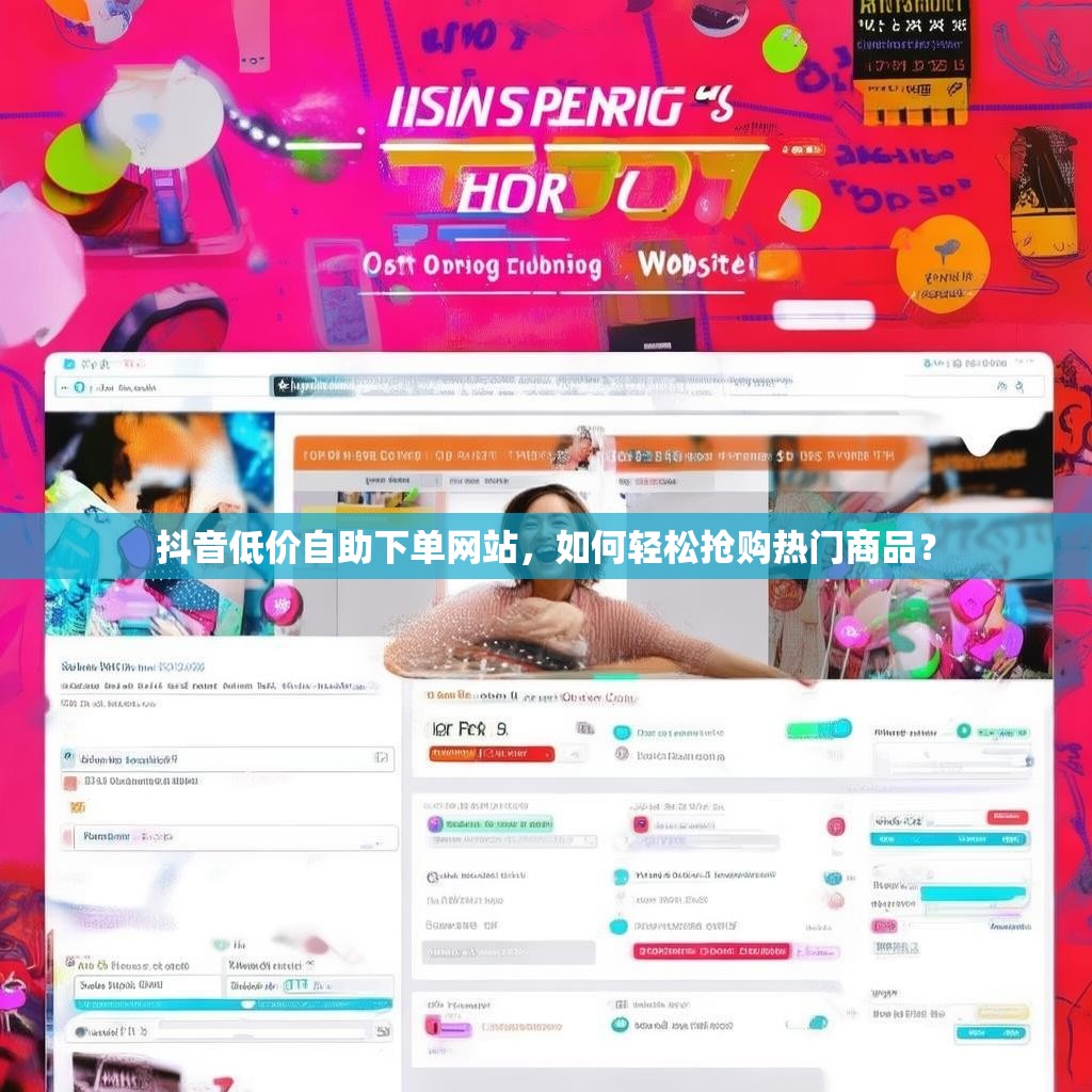 抖音低价自助下单网站，如何轻松抢购热门商品？