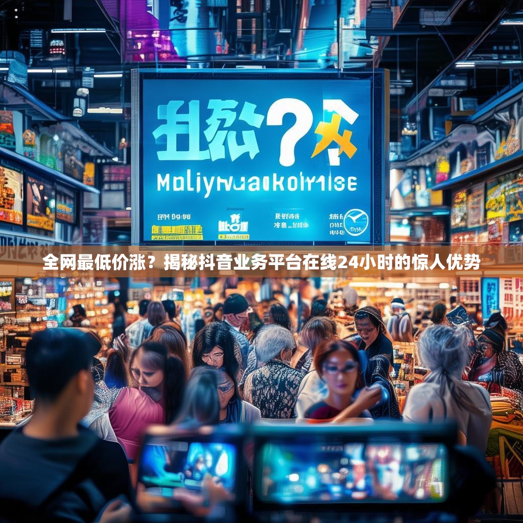 全网最低价涨？揭秘抖音业务平台在线24小时的惊人优势