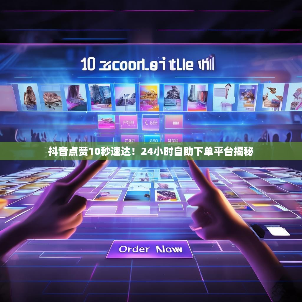 抖音点赞10秒速达！24小时自助下单平台揭秘
