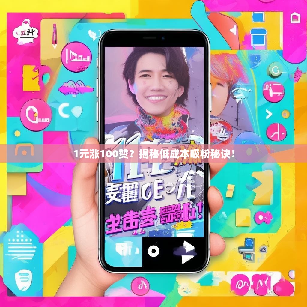 1元涨100赞？揭秘低成本吸粉秘诀！