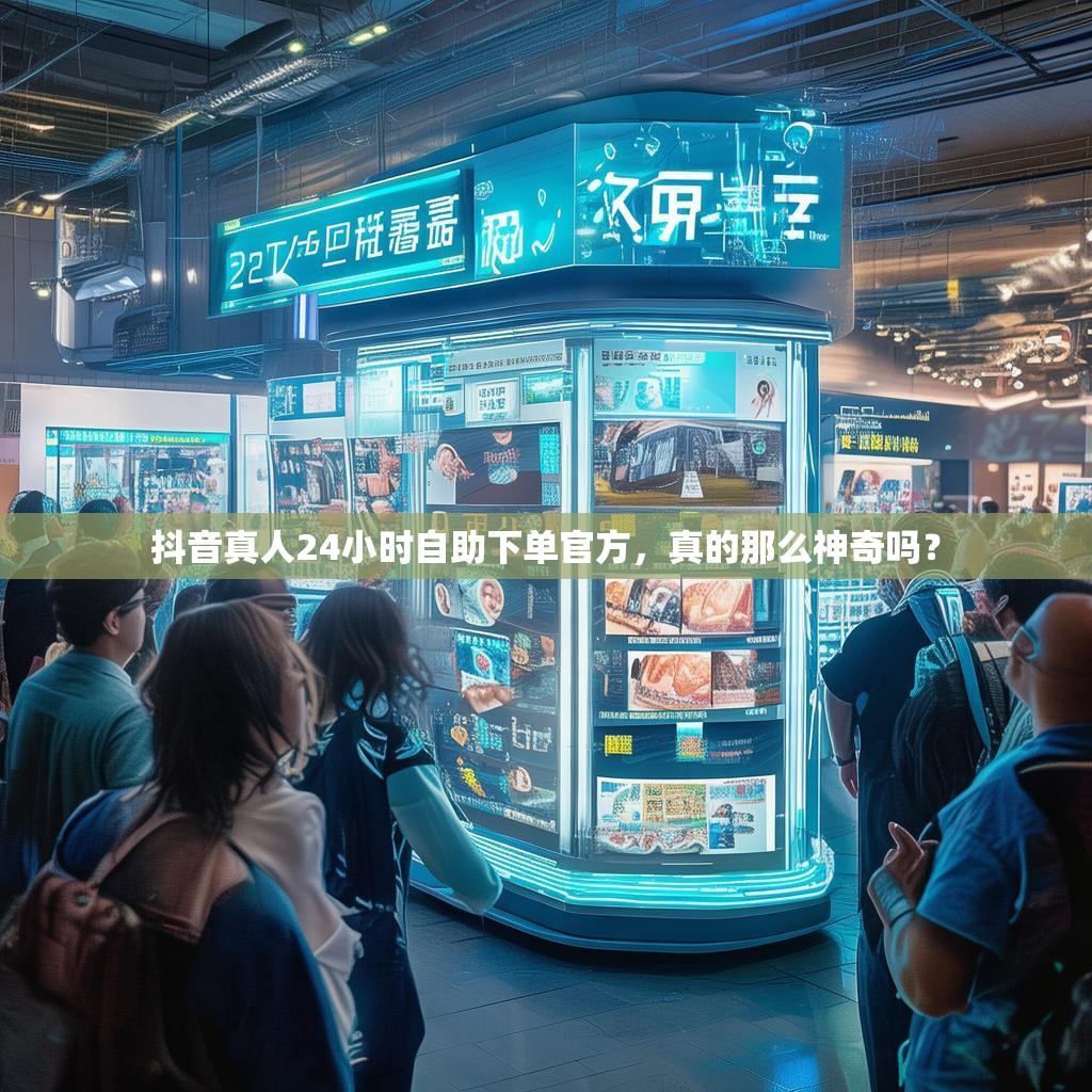 抖音真人24小时自助下单官方，真的那么神奇吗？