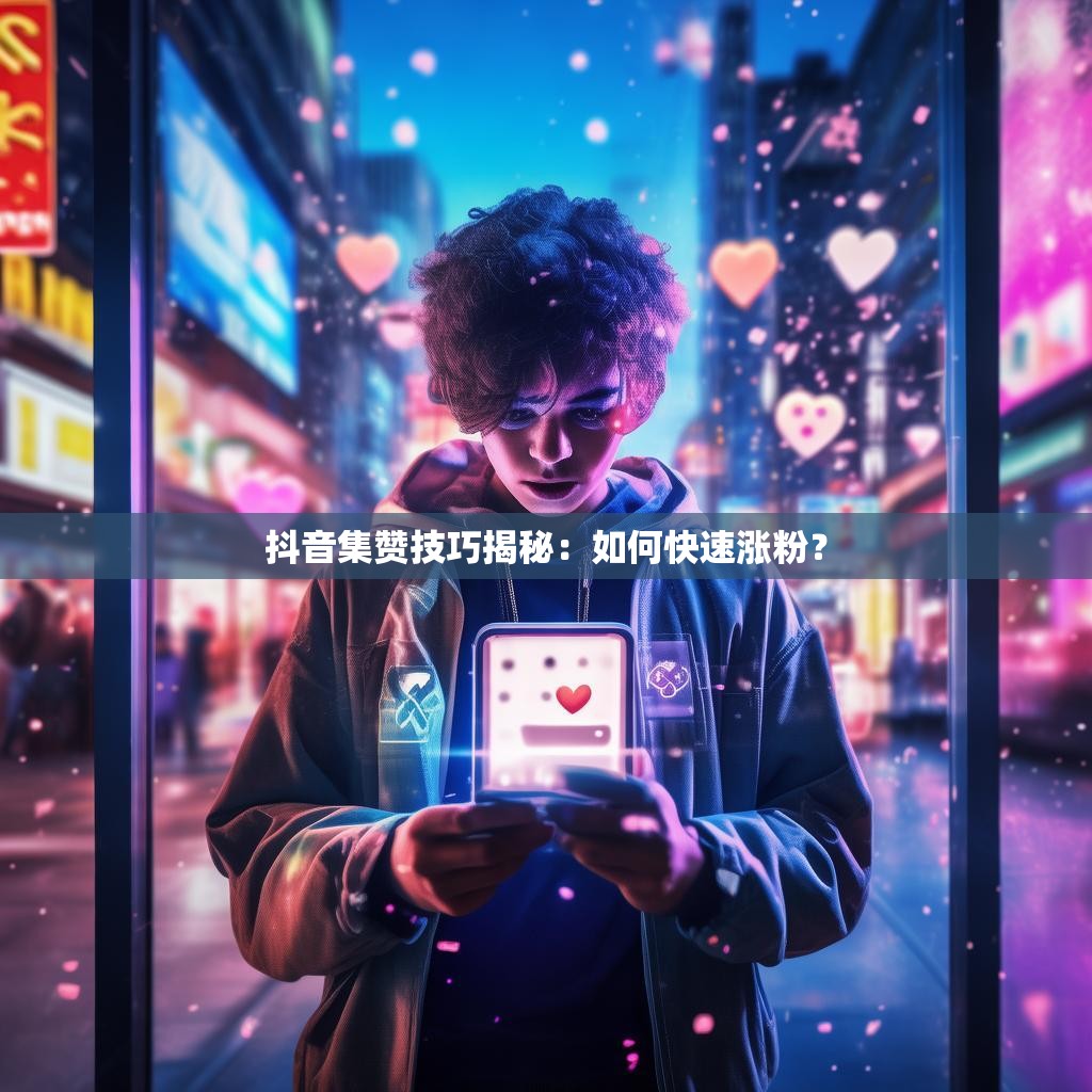 抖音集赞技巧揭秘：如何快速涨粉？