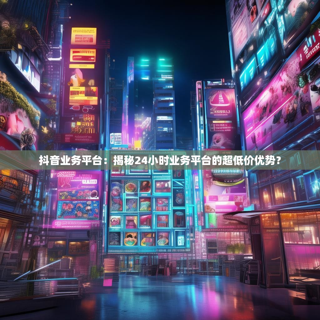 抖音业务平台：揭秘24小时业务平台的超低价优势？