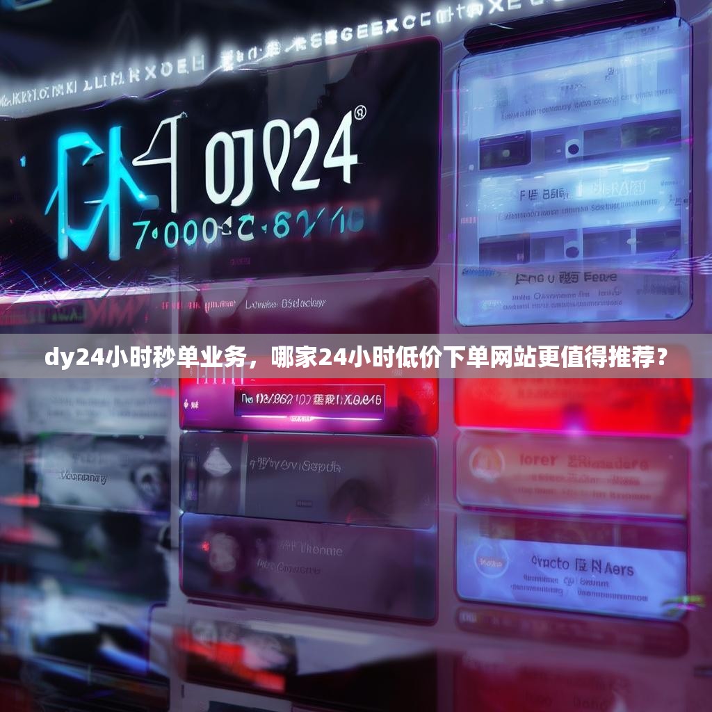 dy24小时秒单业务，哪家24小时低价下单网站更值得推荐？