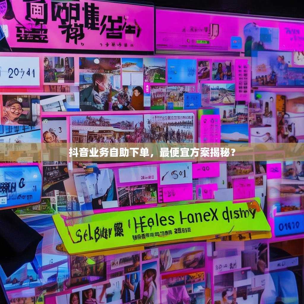 抖音业务自助下单，最便宜方案揭秘？