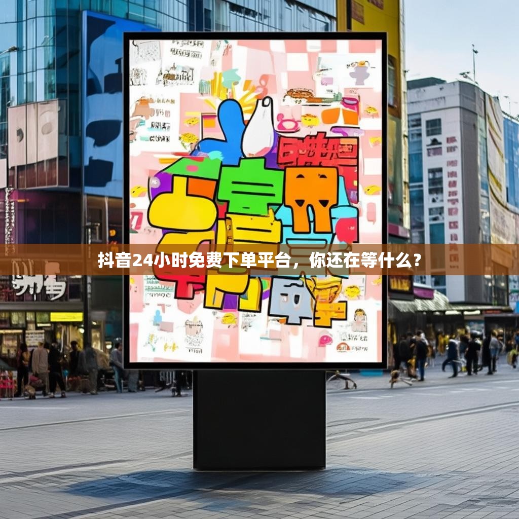 抖音24小时免费下单平台，你还在等什么？