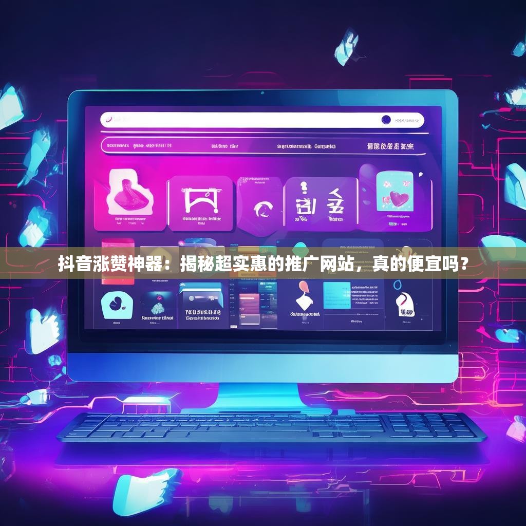 抖音涨赞神器：揭秘超实惠的推广网站，真的便宜吗？
