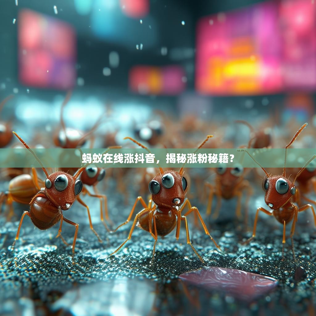 蚂蚁在线涨抖音，揭秘涨粉秘籍？
