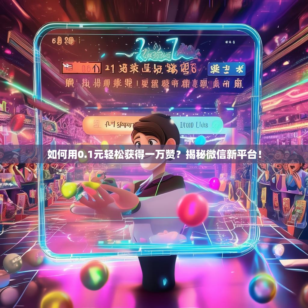 如何用0.1元轻松获得一万赞？揭秘微信新平台！