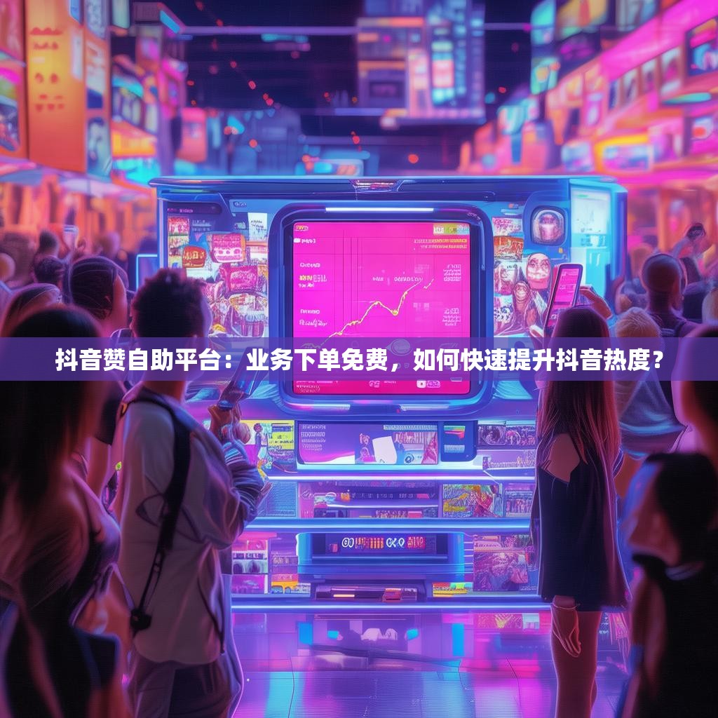 抖音赞自助平台：业务下单免费，如何快速提升抖音热度？