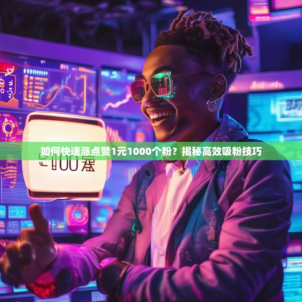 如何快速涨点赞1元1000个粉？揭秘高效吸粉技巧
