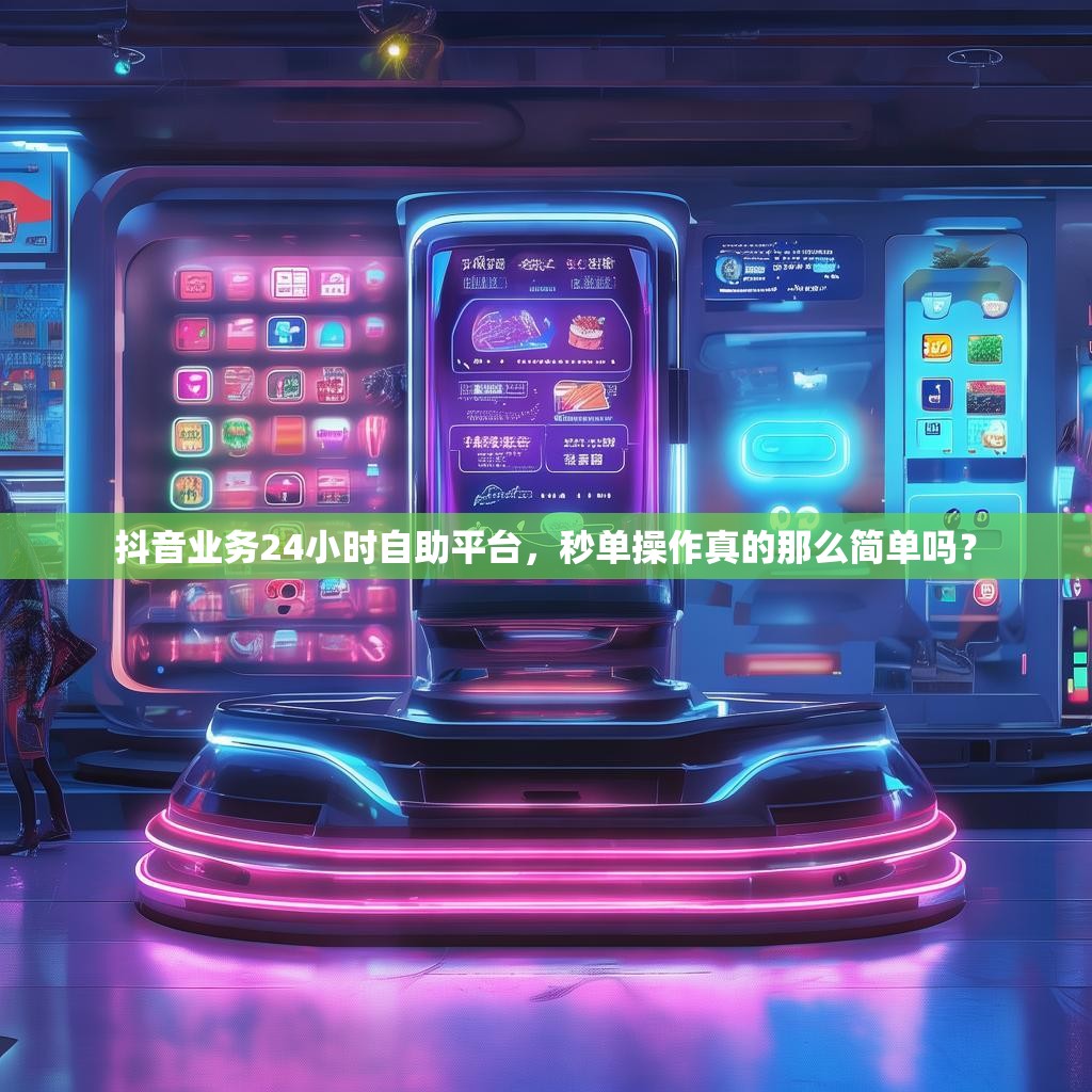 抖音业务24小时自助平台，秒单操作真的那么简单吗？