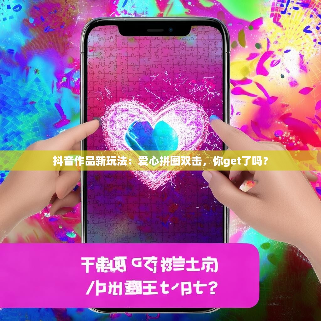 抖音作品新玩法：爱心拼图双击，你get了吗？