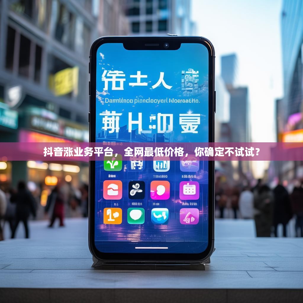 抖音涨业务平台，全网最低价格，你确定不试试？