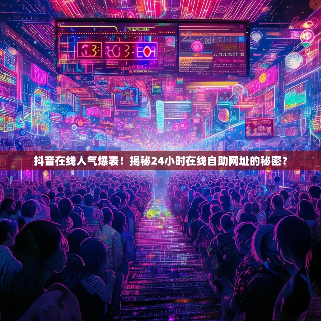抖音在线人气爆表！揭秘24小时在线自助网址的秘密？