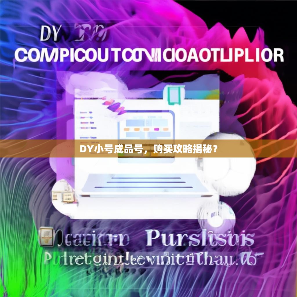 DY小号成品号，购买攻略揭秘？