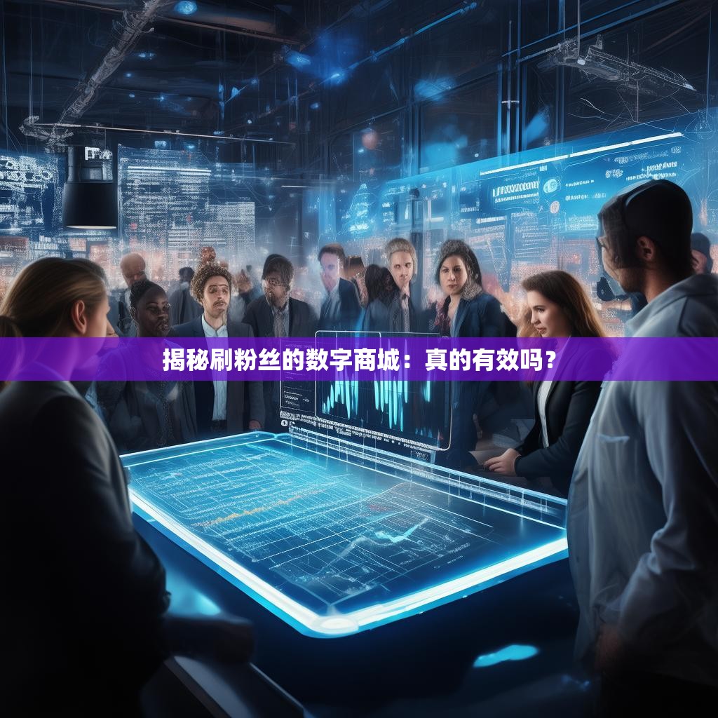 揭秘刷粉丝的数字商城：真的有效吗？
