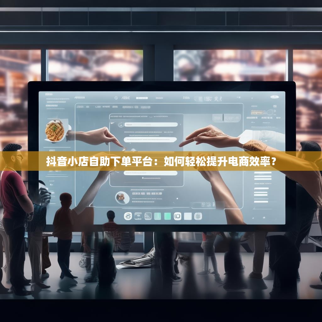 抖音小店自助下单平台:如何轻松提升电商效率? 抖音小店自助下单平台:如何轻松提升电商效率?