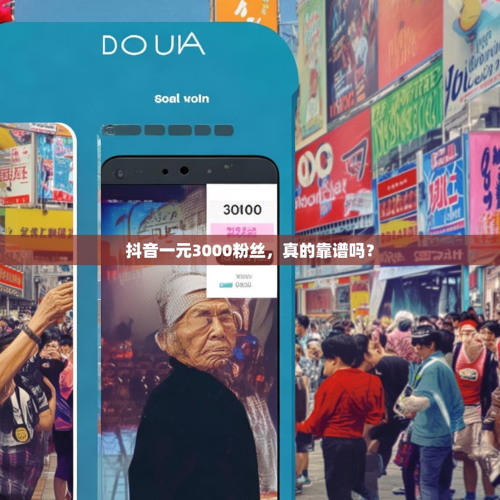 抖音一元3000粉丝，真的靠谱吗？