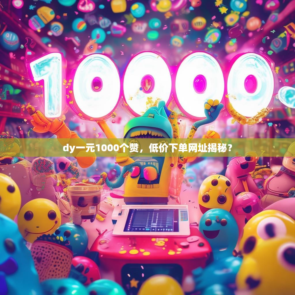 dy一元1000个赞，低价下单网址揭秘？