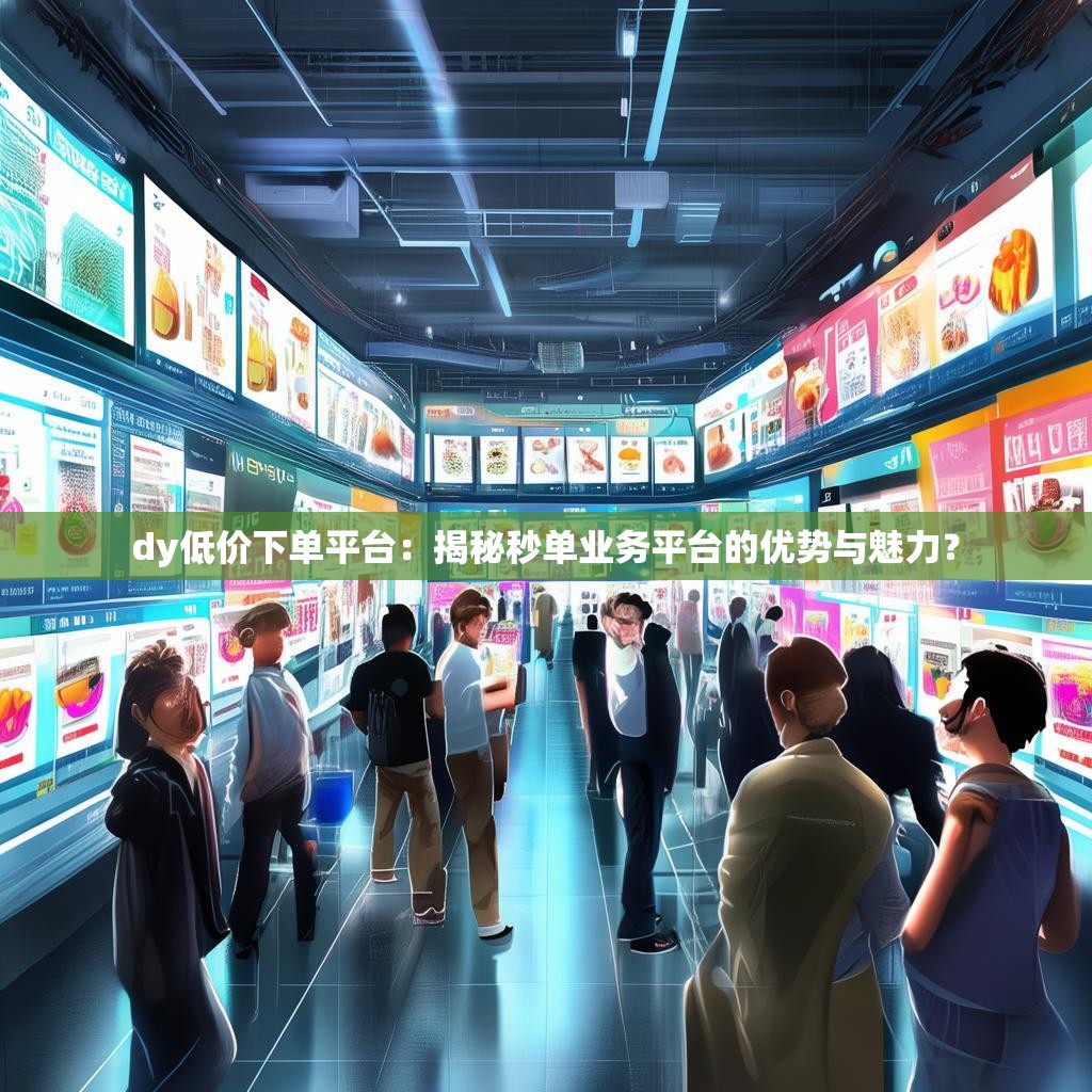dy低价下单平台：揭秘秒单业务平台的优势与魅力？