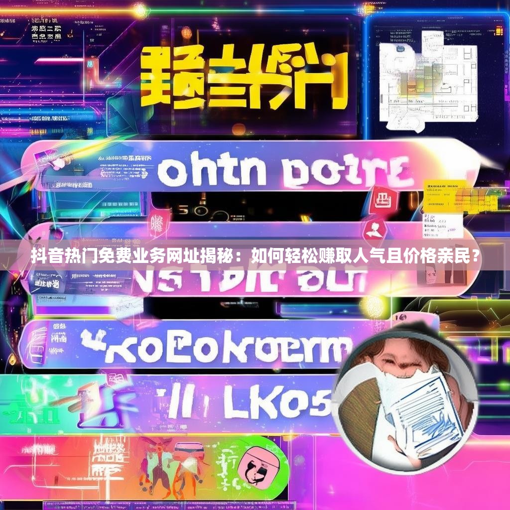 抖音热门免费业务网址揭秘：如何轻松赚取人气且价格亲民？