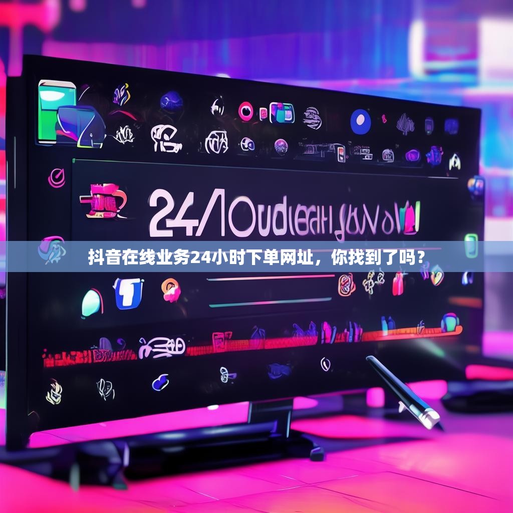 抖音在线业务24小时下单网址，你找到了吗？
