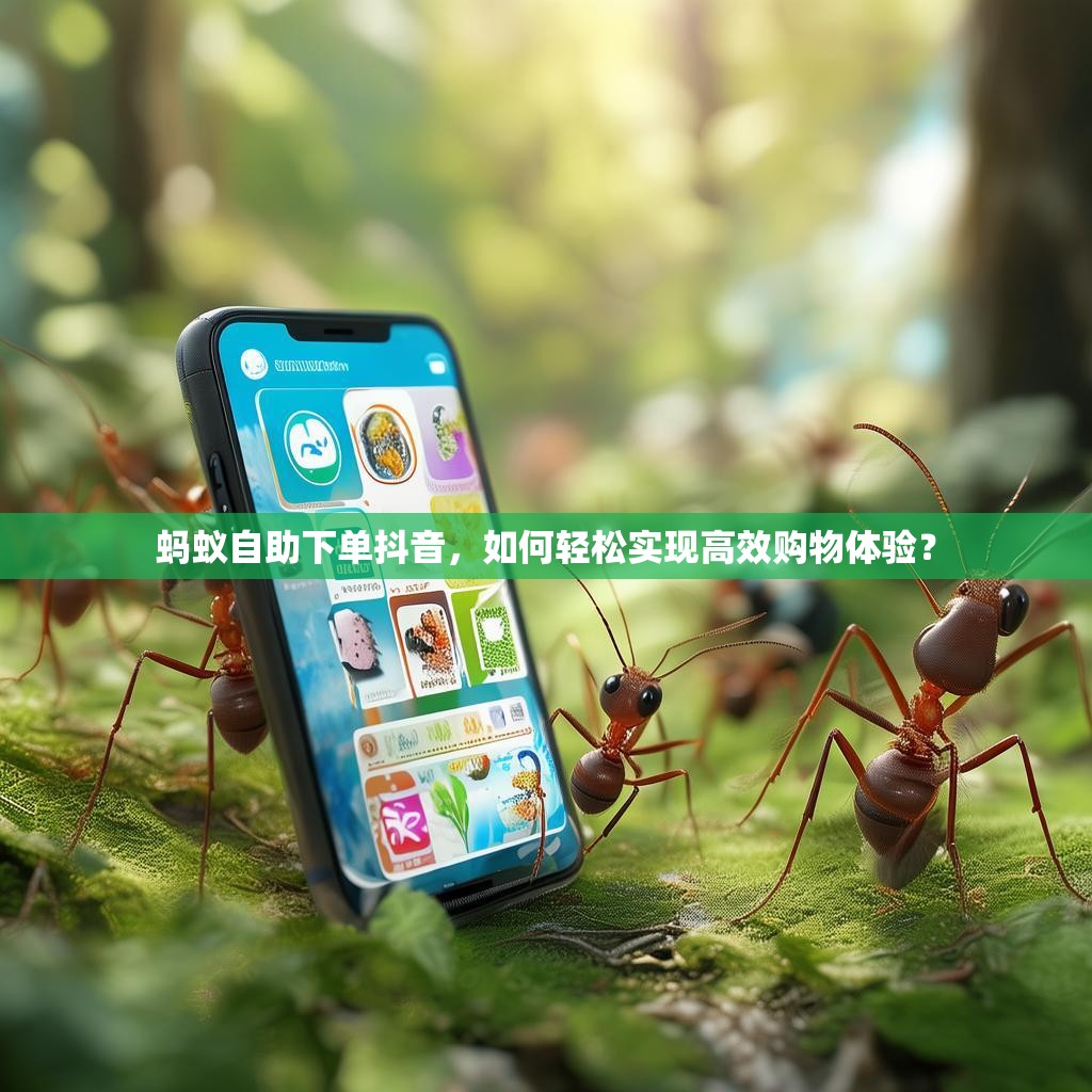 蚂蚁自助下单抖音，如何轻松实现高效购物体验？