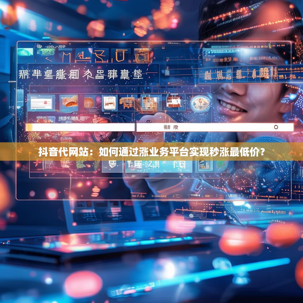抖音代网站：如何通过涨业务平台实现秒涨最低价？