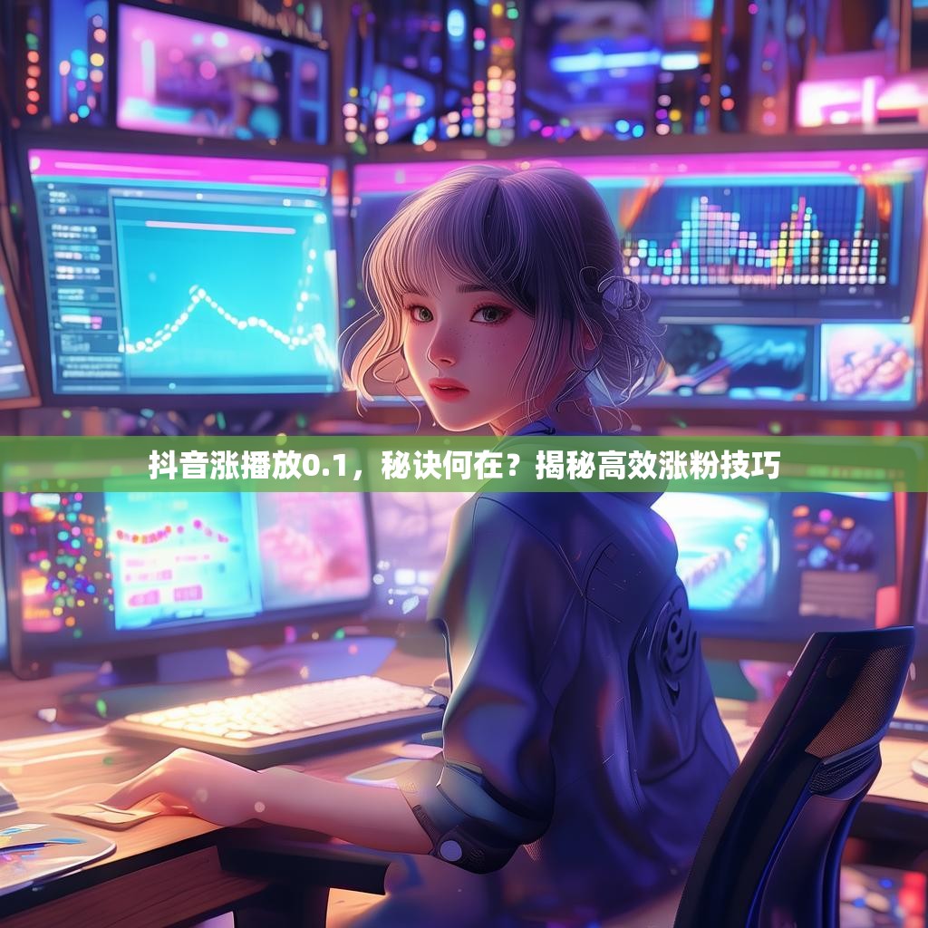 抖音涨播放0.1，秘诀何在？揭秘高效涨粉技巧