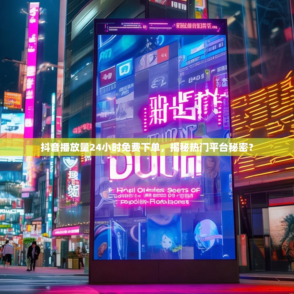 抖音播放量24小时免费下单，揭秘热门平台秘密？