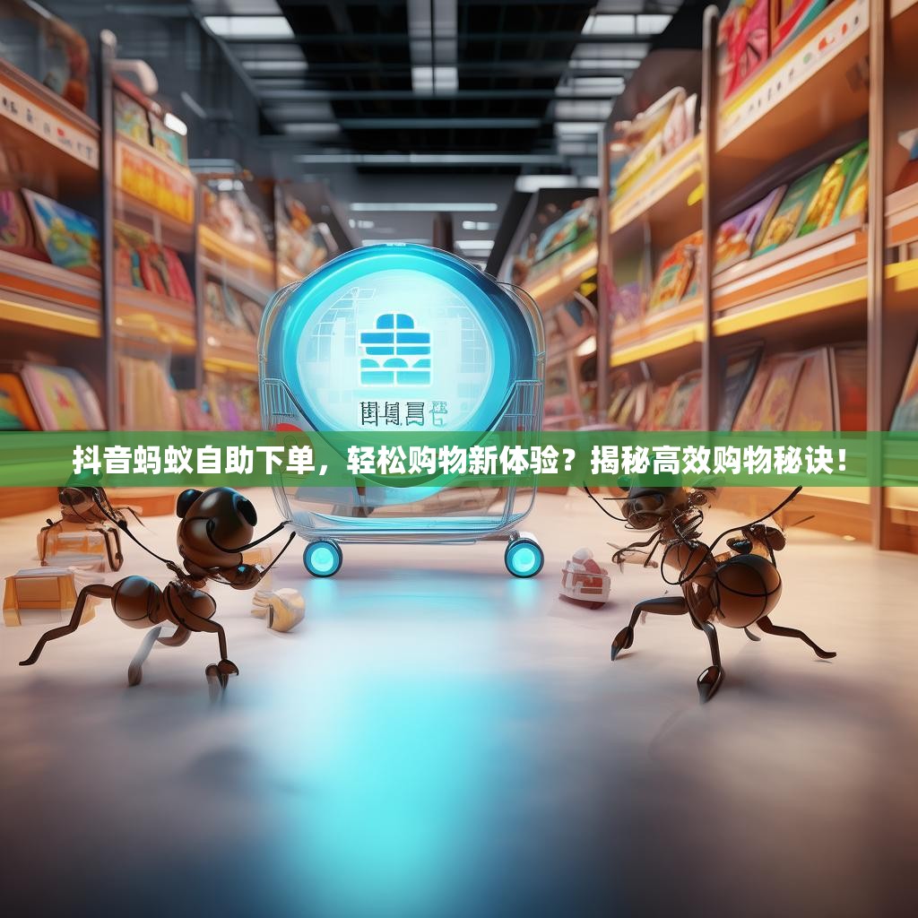 抖音蚂蚁自助下单，轻松购物新体验？揭秘高效购物秘诀！