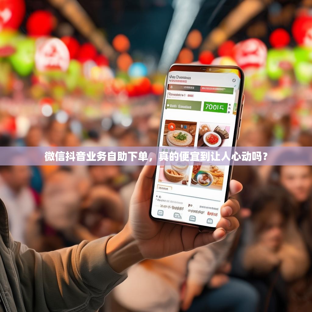 微信抖音业务自助下单，真的便宜到让人心动吗？