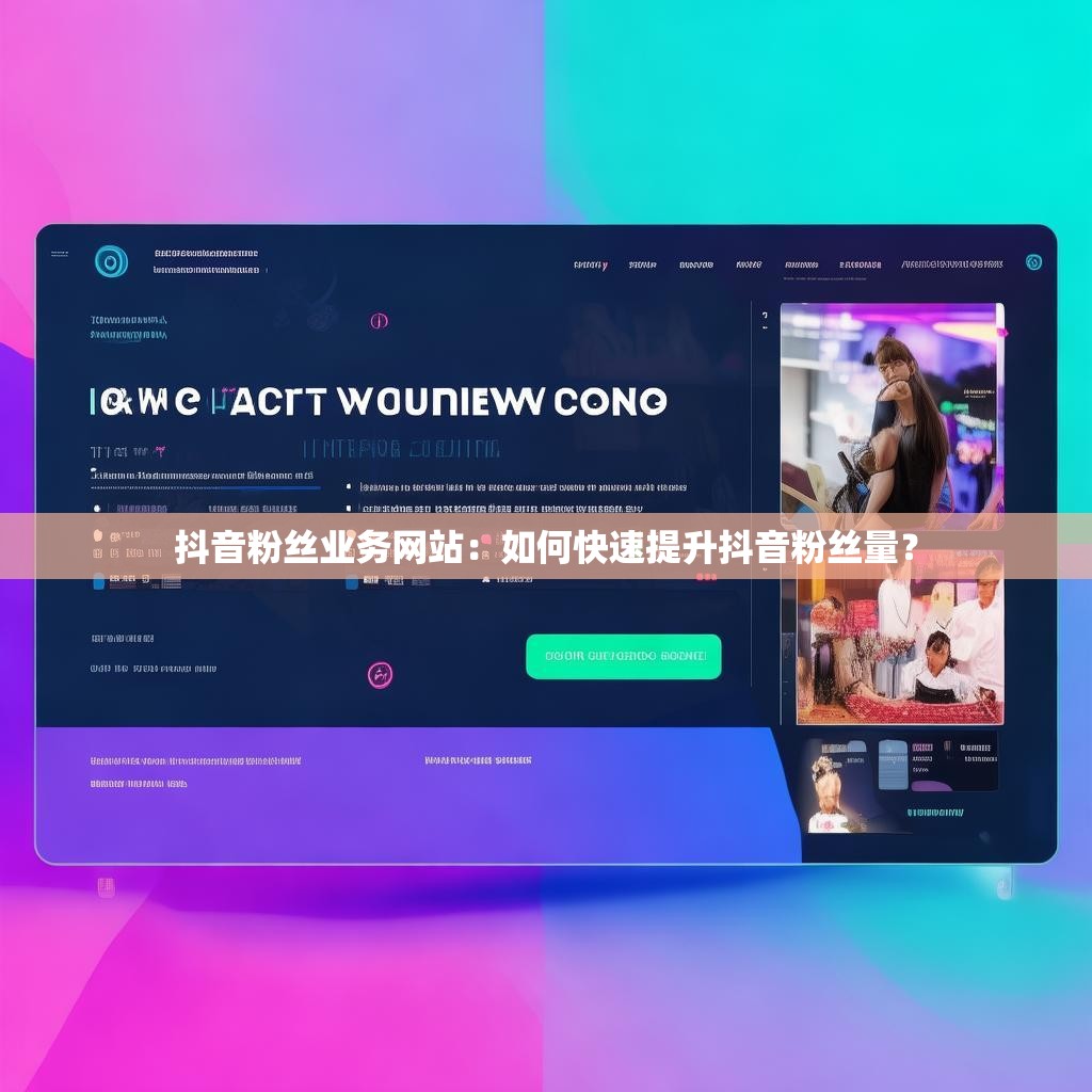 抖音粉丝业务网站：如何快速提升抖音粉丝量？