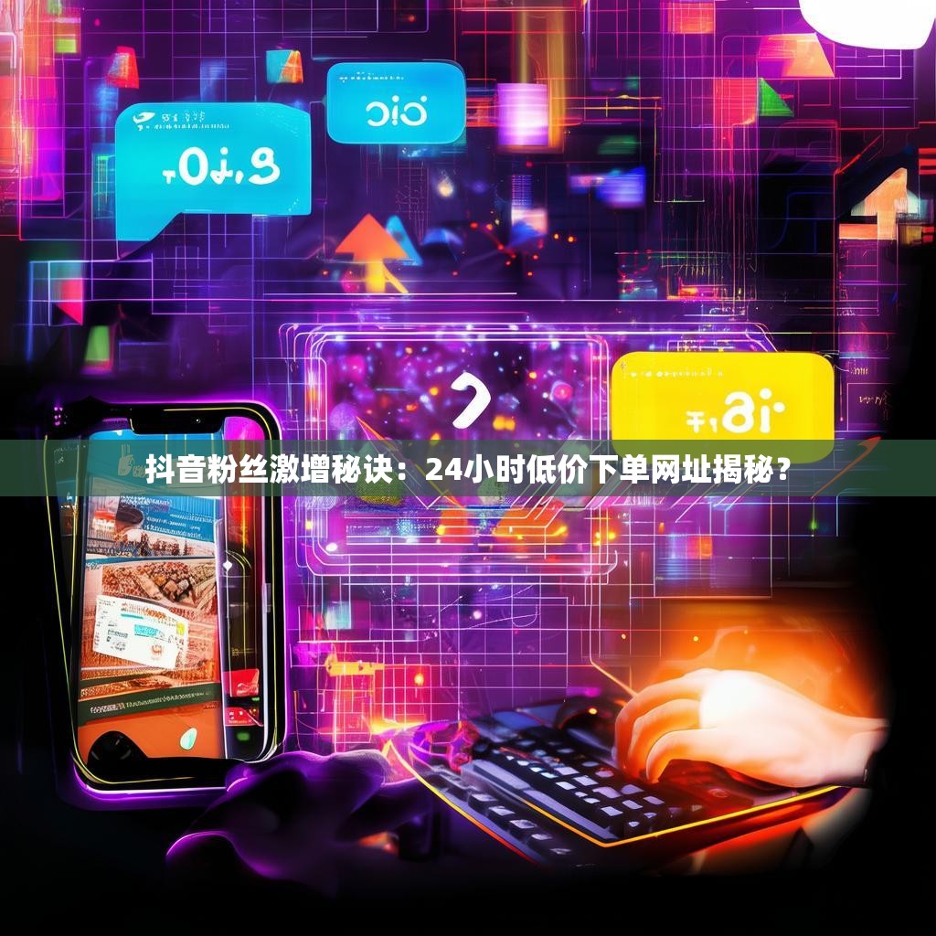 抖音粉丝激增秘诀：24小时低价下单网址揭秘？