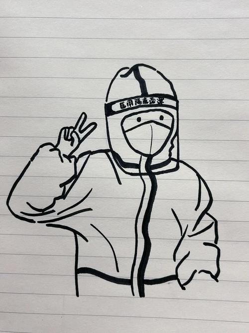 抗击疫情简笔画教程，轻松画出医护、患者等形象