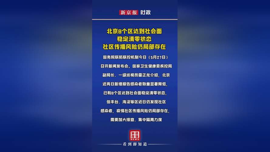 社会面清零是什么意思？北京8区实现后居民生活何时恢复正常？